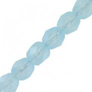 Czech Feuerpolierte Glasschliffperlen 4mm Crystal cloud blue